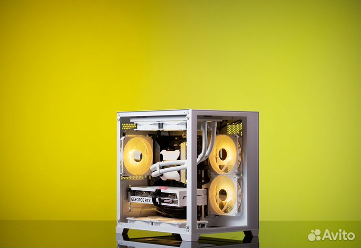 Игровой пк paladin135 GTX 1660 Super 6GB б.у. Ryzen 5 2600 Evesky AquaBox O11 Dynamic Evo argb white