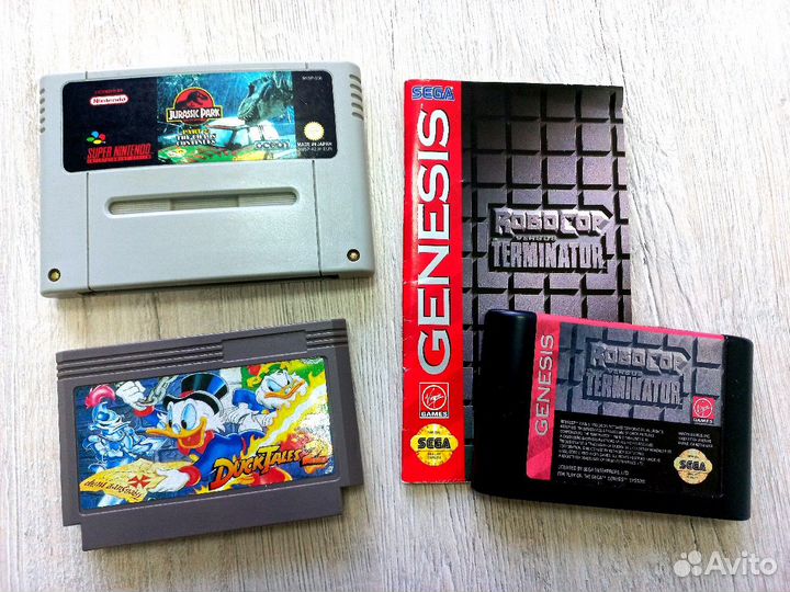 Картриджи (Sega, Super Nintendo, Dendy)