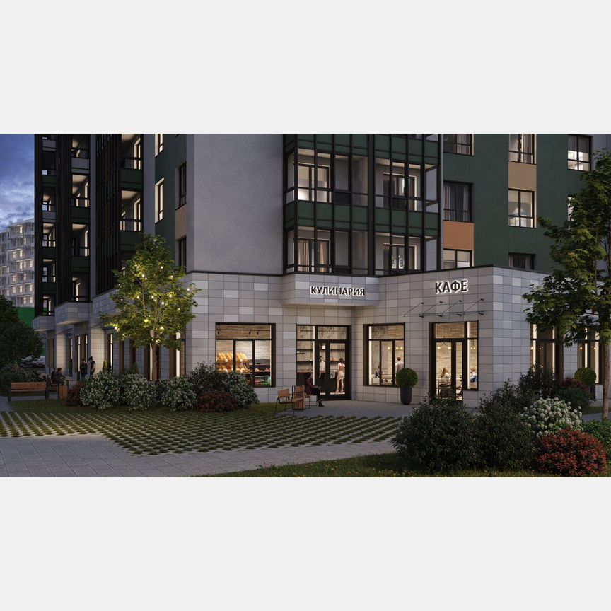1-к. квартира, 37,1 м², 12/18 эт.