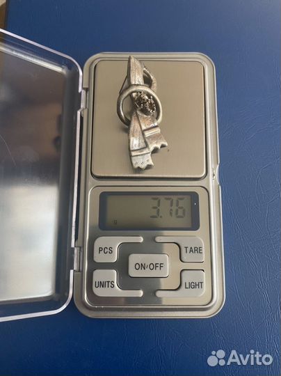 Брошь серебро