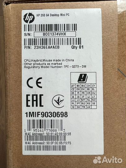 Компьютер HP 260 g4 DM 23H36EA