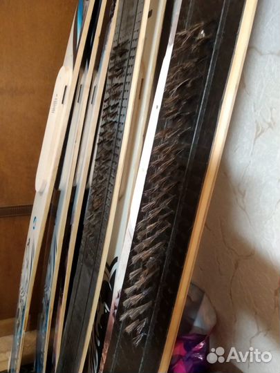 Лыжи охотничьи без отката назад со щетиной