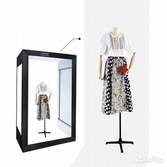 Фотобокс для предметной съемки 200 см с подсветкой