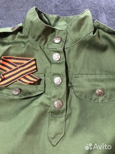 Детский военный костюм для девочки