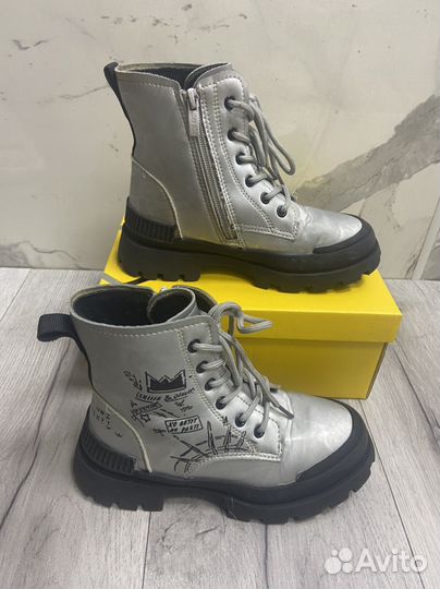 Ботинки для девочки демисезонные 32р