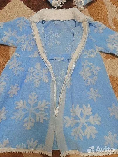 Костюм Снегурочки размер 74-80