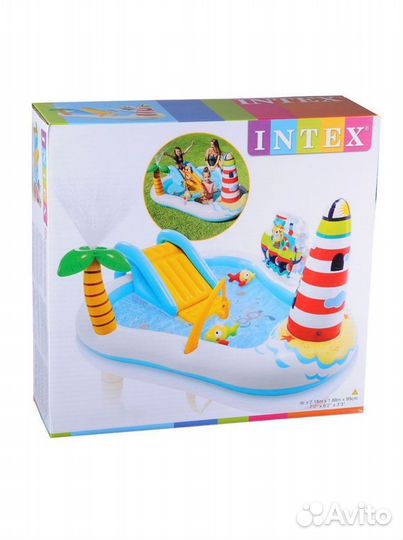 Игровой центр Intex веселая рыбалка бассейн