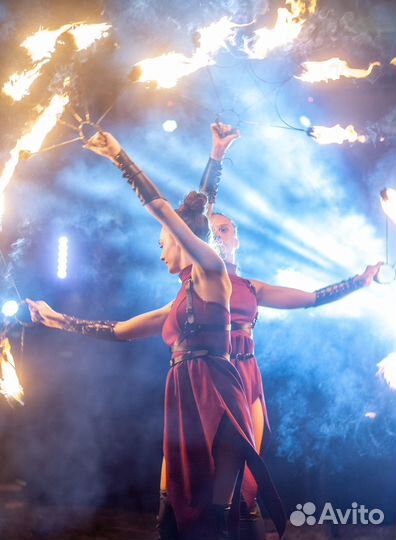 Огненное шоу, аниматоры, шоу балет