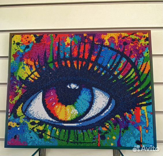 Алмазная мозаика готовая на подрамнике