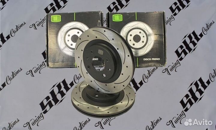 Тормозная система /Диски тормозные Trialli R14