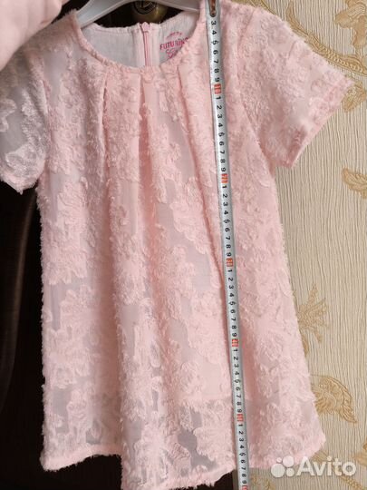 Платье розовое