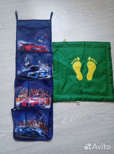 Кармашки и коврик в садик