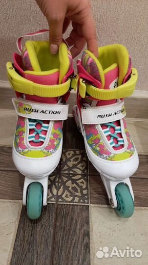 Роликовые коньки детские раздвижные