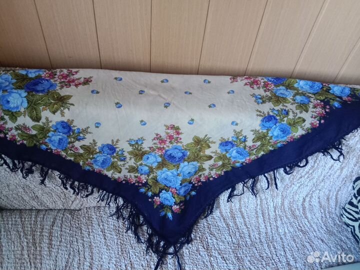 Павловопосадский платок шерсть 89/89