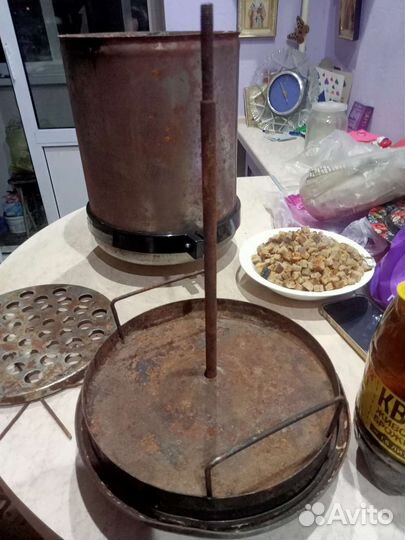 Коптильня горячего копчения бу