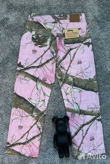 Джинсы Stussy RealTree розовые