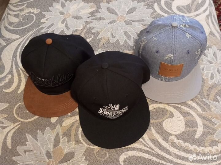 Кепка реперская с прямым козырьком