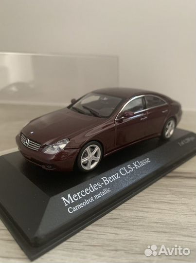Mercedes-Benz CLS-class 2004 Red (масштаб 1:43)