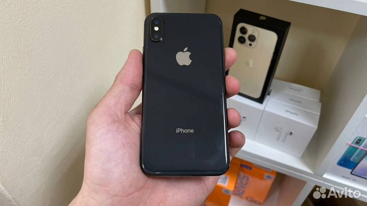 Смартфон iPhone X 64GB черный акб-92 (Лн18)