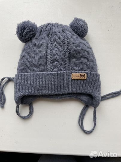 Шапки для малыша до года зима