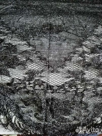 Косынка с люрексом винтаж Япония