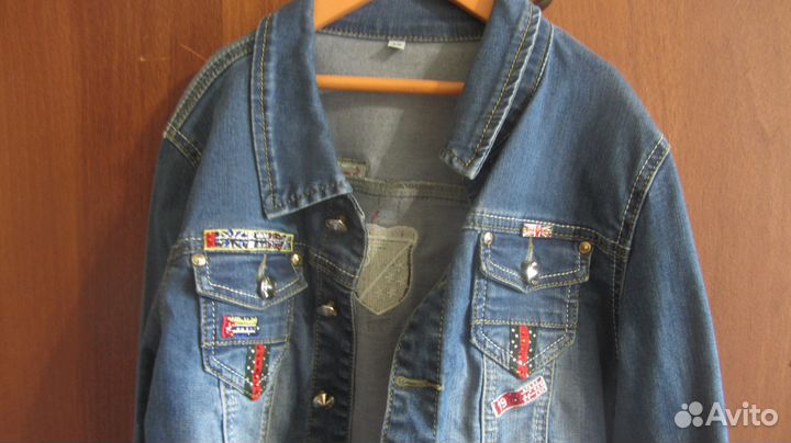 Курта джинсовая