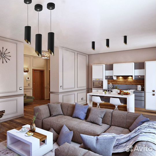 Светильник накладной Feron Barrel tilt 