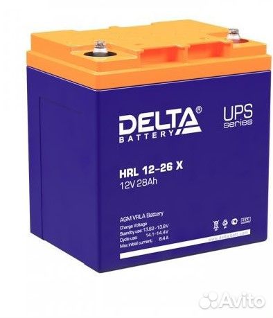 Аккумулятор Delta HRL 12-26 X