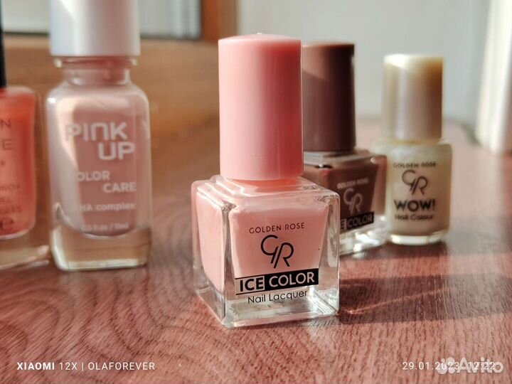 Лак для ногтей 5 шт пакетом