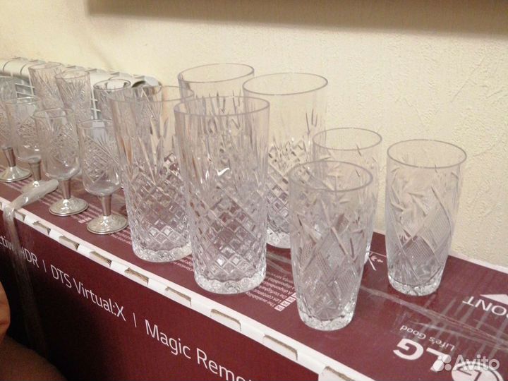 Продам фужеры, рюмки, стаканы