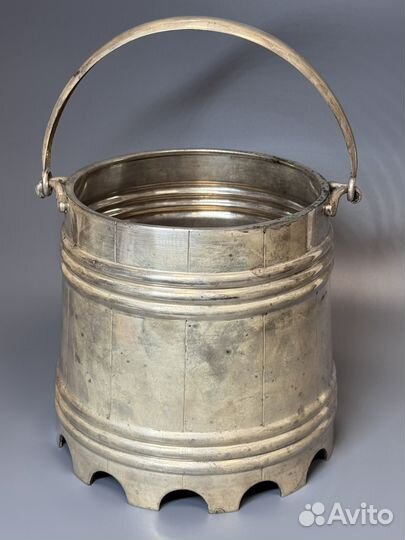 Старинное Ведро Для Шампанского Варшава Клеймо