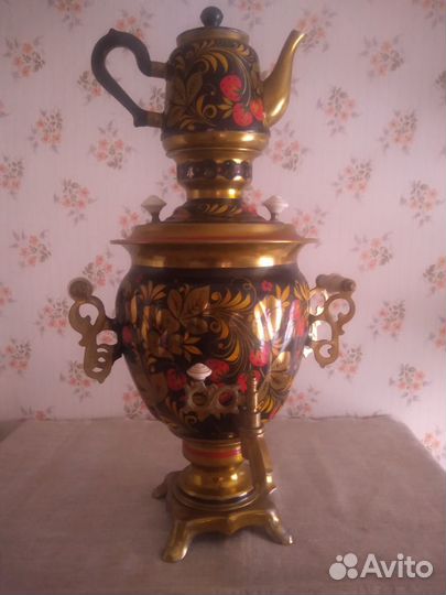 Самовар электрический + чайник заварочный