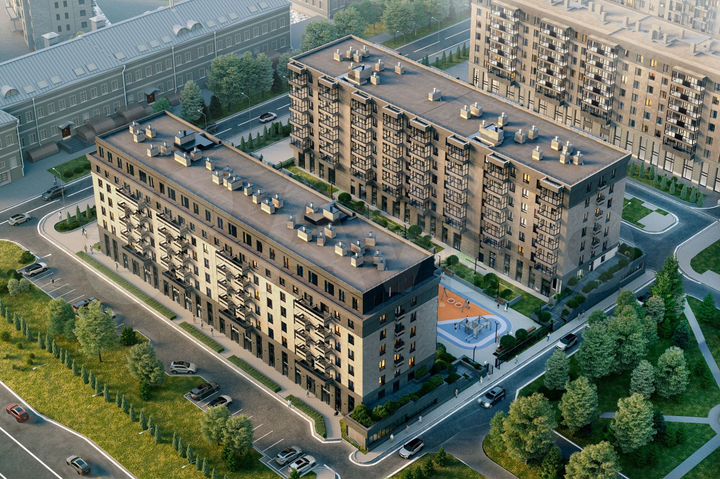 1-к. квартира, 40,4 м², 6/8 эт.