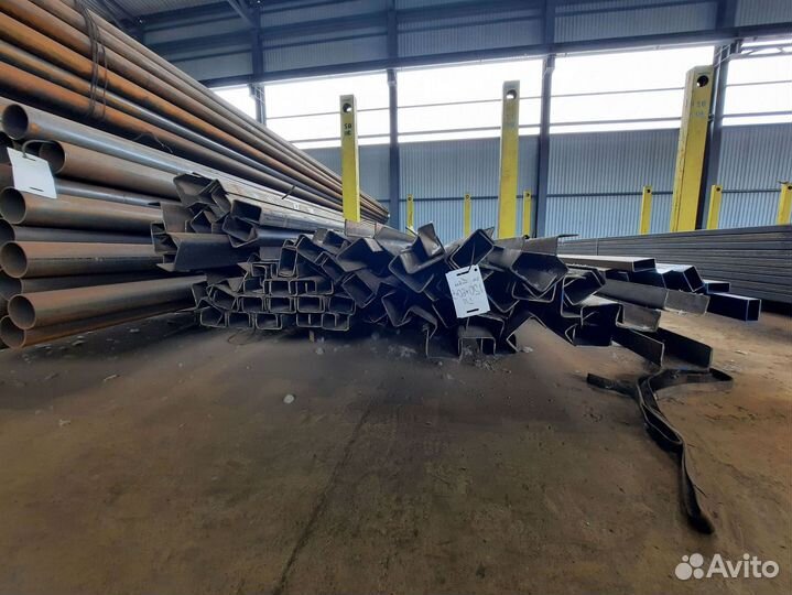 Швеллер гнутый 100х50х4 длина 12м Ст3