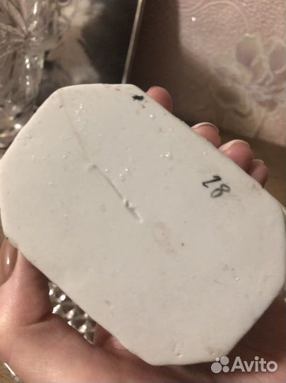 Шкатулка фарфор горностай Артель Прогресс