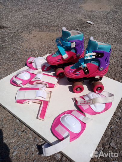 Детские ролики и защита