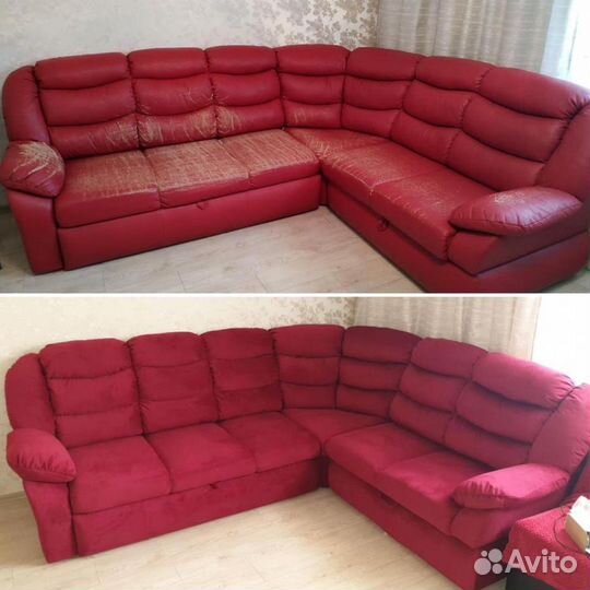 Перетяжка мягкой мебели