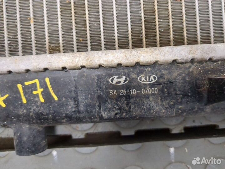 Радиатор охлаждения двигателя киа Picanto, 2005