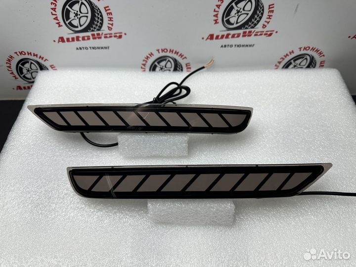 Стопы дополнительные Forester 2007 - 2017, в бампе