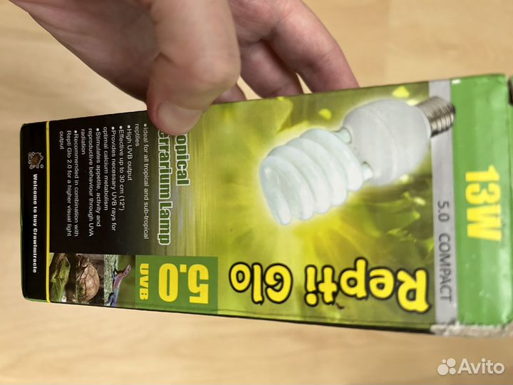 Лампа для черепах