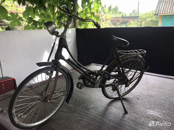 Антиквариат игрушка немецкий велосипед