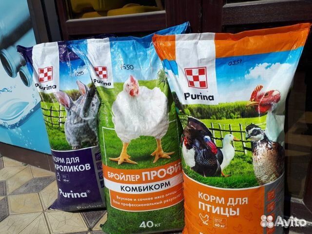 Комбикорм для бройлеров рост гроуер Пурина