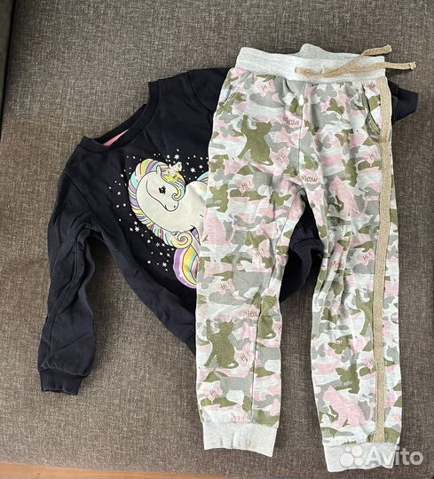 Вещи на девочку (пакетом, 110 размер)