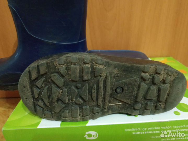 Детские резиновые сапоги