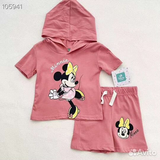 Комплект Disney футболка+шорты 92 (2 года)