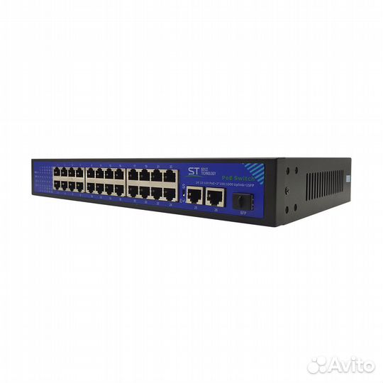 Коммутатор на 24 PoE порта ST-s243poe, (2G/1S/340W