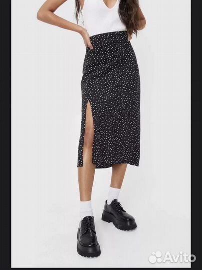 Юбка с разрезом