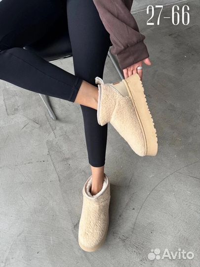 Ugg угги под барашка женские на платформе