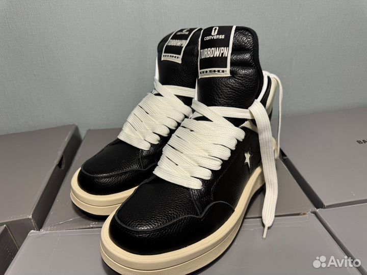 Rick owens drkshdw x converse turbowpn