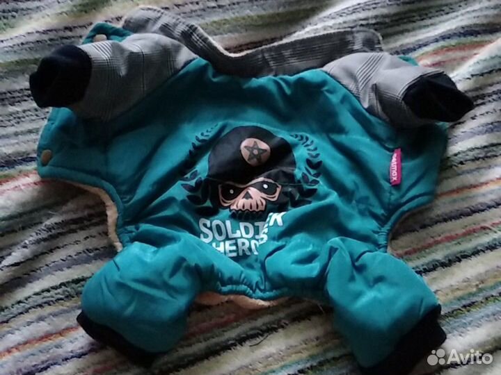 Теплый комбинезон для собак